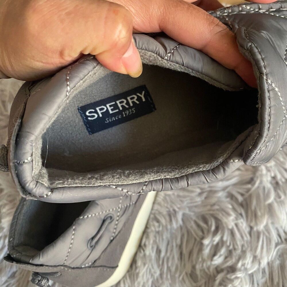 Sperry Women’s Slip On Shoes Lightweig Gray Size 7.5 M Comfort Soft Sneakers NEW - Picture 9 of 16